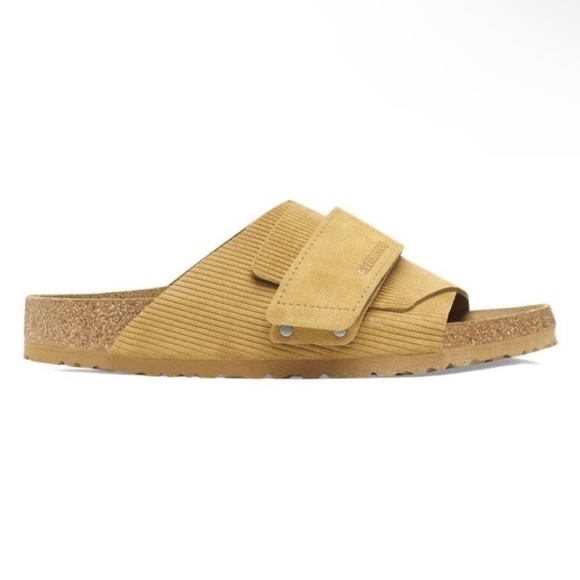 Birkenstock Kyoto Suede Embossed Sandals - Picture 4 of 8